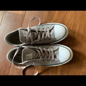 Grey Converse size 9